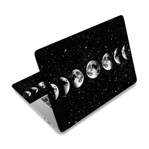 Calcomanía para portátil de 15 pulgadas en vinilo extraíble lunar