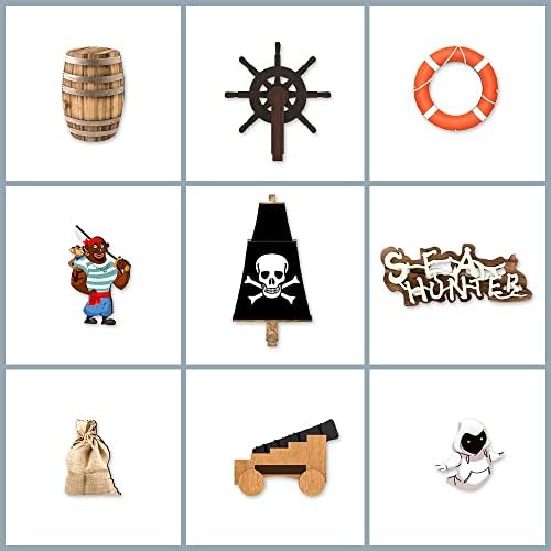Cutefun Book Nook Kit DIY Miniature Dollhouse Kit Book Nook Bookshelf Insert Decor Alley-3D Wooden puzzle Bookends Model Building Kit with LED Light,Sea Hunter (YS04)