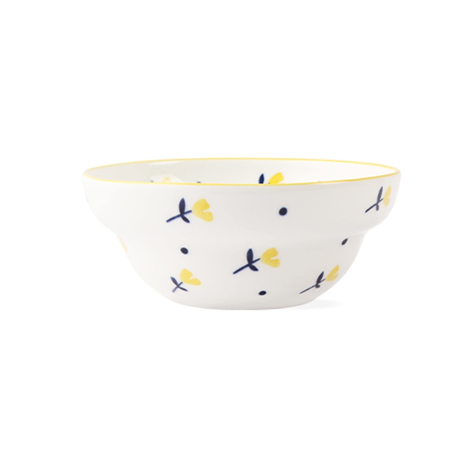 XYIANG Creative Salad Bowl Ceramic Soup Bowls, Cereal Bowls, Ceramic Bowls for Kitchen Desserts, Indoor Tabletop Salad Bowls, Ramen Bowls Dessert Snack Serving Bowls