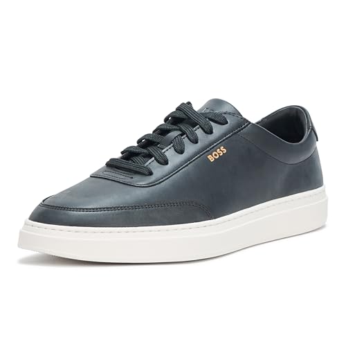 BOSS Men's Kieran Smooth Leather Tennis Sneaker