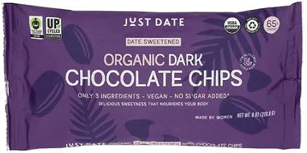 Just Date Chocolate Chips Dark Sweet 7 oz (Pack of 6)
