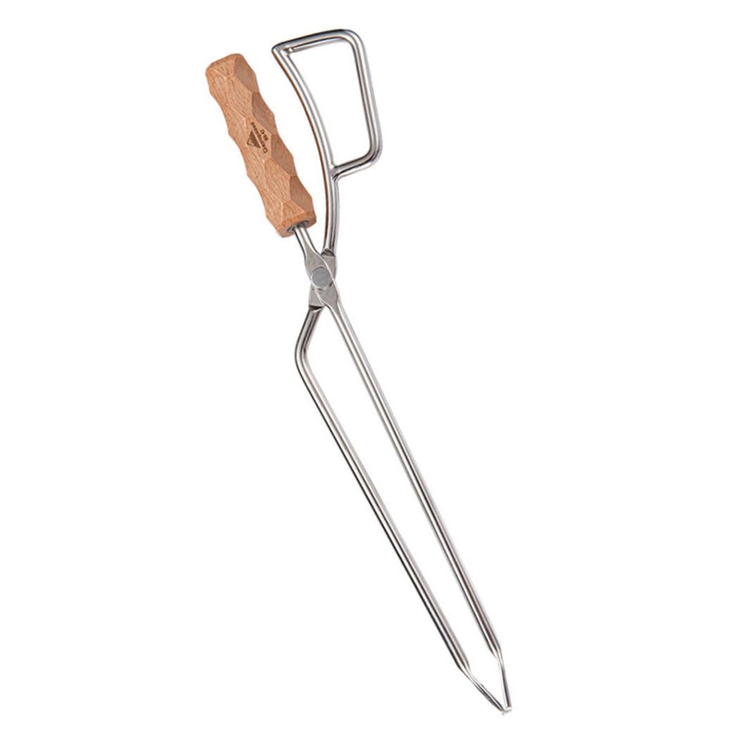 Clip Acero Inoxidable Pinza Para Barbacoa Práctica Para Uso Exteriores Pinza Para Leña Material