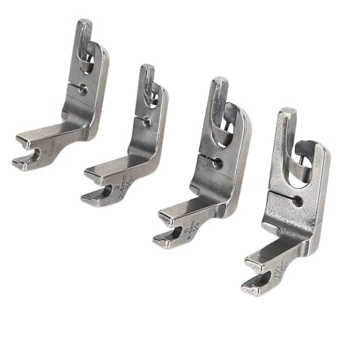 4 Pies prensatelas para máquina de coser zurcido acero miniatura 6