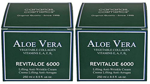 Canarias Cosmetics REVITALOE 6000 Crema antiarrugas 250ml - 2 unidades