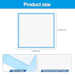 MoMoCo Puppy Pee Pads 22″x23″-100 Count Super Absorbent & Leak-Proof Quick-Drying Dog Pee Training Pads ,Disposable Pet Piddle and Potty Pads for Puppies Cats