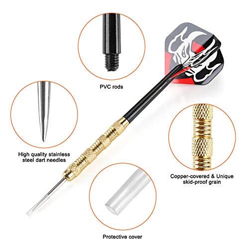Accmor AC8130-18PC Steel Tip Darts, Professional Metal Darts thumb #2