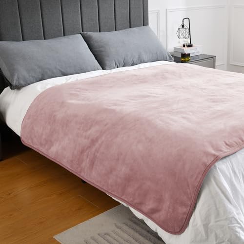 Yaning-Waterproof-Blanket-for-Bed-Couch-Sofa-Soft-Liquid-Pee-Proof-Pet-Blanket-for-Dog-Puppy-Cat-Reversible-Sherpa-Fleece-Blanket-for-Furniture-Protector-Dusty-Pink-60x80-inches - Cucciolini Doodles Yaning-Waterproof-Blanket-for-Bed-Couch-Sofa-Soft-Liquid-Pee-Proof-Pet-Blanket-for-Dog-Puppy-Cat-Reversible-Sherpa-Fleece-Blanket-for-Furniture-Protector-Dusty-Pink-60x80-inches