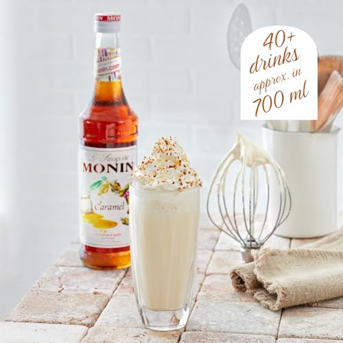 Image of Monin Caramel Syrup, 23.66 fl oz / 700 ml
