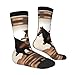 XZDWPY Cowboy Heritage Unisex Mid-Calf Socks 2 Black-1 Polyester Skin-Friendly Moisture-Wicking Fashionable Crew Socks