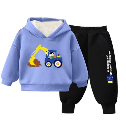 Survêtement enfant en velours avec sweat à capuche et pantalon de jogging