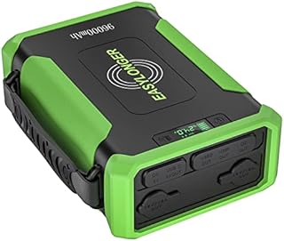 CPAP Battery Backup ES960 96000mAh/297.6Wh for ResMed Airsense 9(S9) / Airsense 10(S10) / Aircurve 10 / AirMini / Philips Dreamstation, Emergency Backup LiFePO4 Battery Power Supply for Home & Outdoor Camping(Compatible with Almost CPAP Brands)