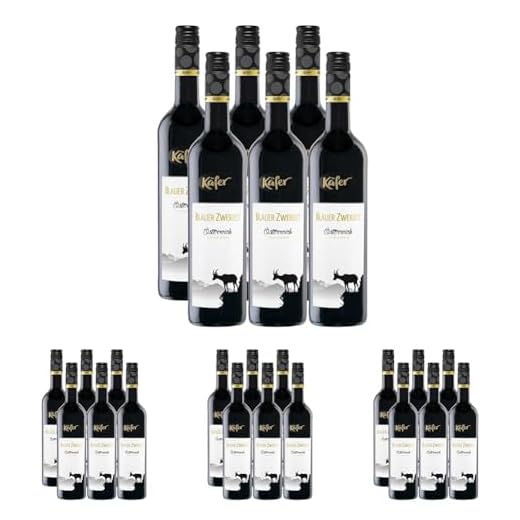 Feinkost Käfer Blauer Zweigelt Österreich trocken (6 x 0.75 l) (Packung mit 4)