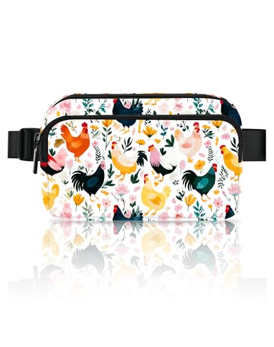 Image of Chicken Fanny Pack for Women Belt Bag Fashion Everywhere Waist Pouch Lightweight Crossbody Bags with Adjustable Strap