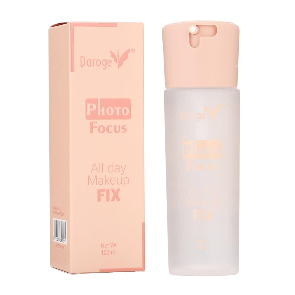 Daroge All-Day Long-Lasting Makeup Setting Spray Make Up Fixing Sealer Spray Mist Lightweight Smooth Natural Finishing oily skin hydrating face spray Matte 100 ML