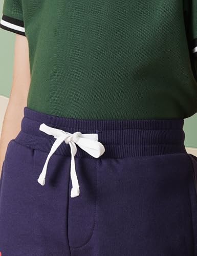 Image of Amazon Brand - Symbol Boys Cotton Rich Stretchable Knit Terry Shorts | Age 2-14 Years