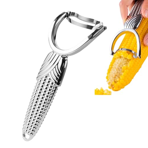 Cortador de maíz, trilladora de maíz, herramienta de pelado manual para hombres y mujeres, preparación diaria de comidas, cocina, restaurante, chef, alimentos, verduras, granja, hogar