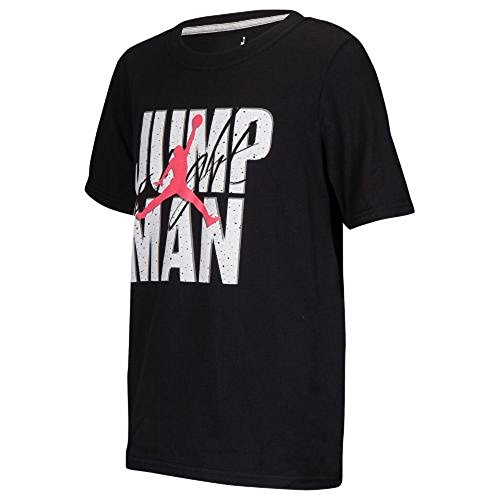 Jordan AJ Flight T-Shirt - Boys Grade School (Medium, Black Jump Flight)