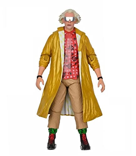 Vkeizbi Is Suitable For Back Future Ultimate Doc Brown - 7Inch Marty Mcfly Action Figure - 7.1Inch Fine Box #TOP2