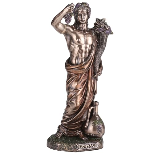 Veronese Design 6 1/4 Inch Dionysus Greek God of Wine Cold Cast...