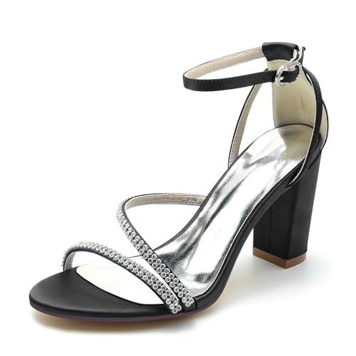Sandales à talons strass confortables pour danser toute la nuit au mariage