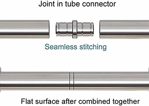 Sliding Ladder Hardware Set with Extension Track - Mobile Round Tube Ladder for Home, Indoor, Loft, Library - 600cm (19.7ft) - Easy Installation, Durable Design