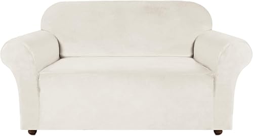 Miniatura 13 de Turquoize Funda elástica de terciopelo para silla, fundas para sofá, funda para silla de sala de estar, funda para sillón con brazos, funda para