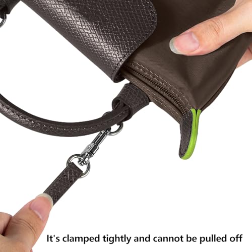 Image of Bag Leather Strap Replacement Crossbody Shoulder Purse Straps for xs MINI Pouch, No Damage Conversion Kits Accessories Terra color(MINI-Terra-Silver hardware)