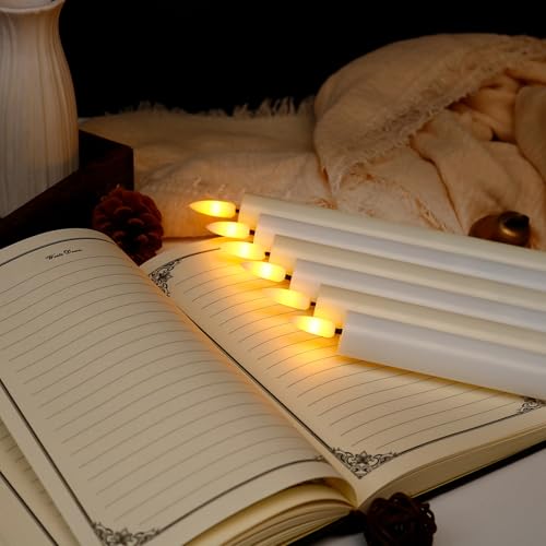 Velas sin llama LED eléctricas con mando para decoración de salón 5