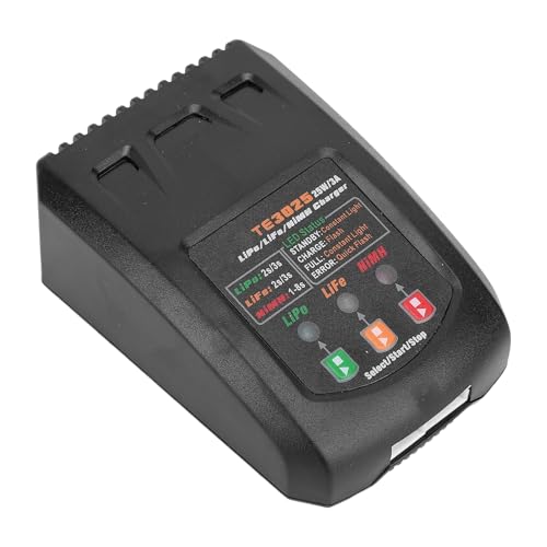 Cargador de batería Walfront de 25W equilibrador inteligente para LiPo Li-Ion NiMH 2S 3S 1-8S