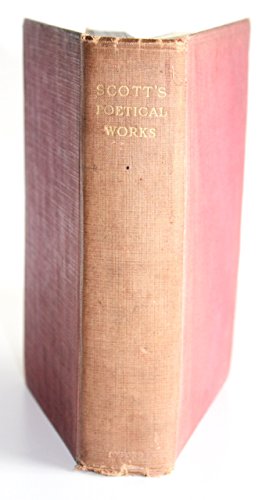 The Poetical Works of Scott B0010SBZ00 Book Cover
