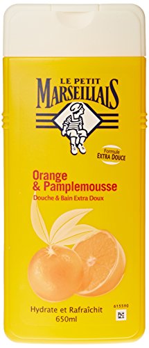 Le Petit Marseillais  Ducha y baño muy suave  naranja pomelo flacon  650 ml