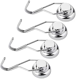 Ninth Five Swivel Swing Magnetic Hooks, 30lb Strong Heavy Duty Neodymium Magnet Hooks