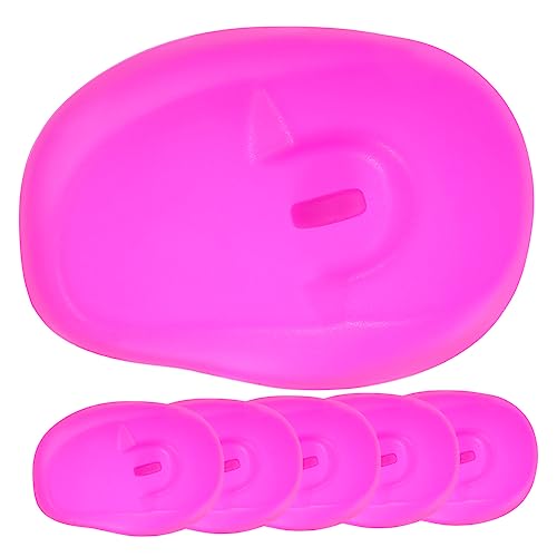 VALICLUD 6pezzi Cuffie Antirumore in Silicone per Tintura dei Capelli Paraorecchi per Parrucchiere Copriorecchie per Colorazione dei Capelli