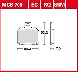 TRW Moto Bremsbelag organisch für Scheibenbremsen von Rollern, Scooter und Offroad, KBA zugelassen durch ABE, Packungsinhalt gem. Zeichnung bzw. Produktabbildung