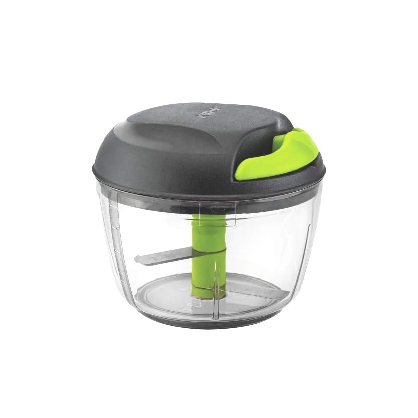 Kohe Manual Chopper Mini 400ml & Handy with 2 Stainless Steel Bla...