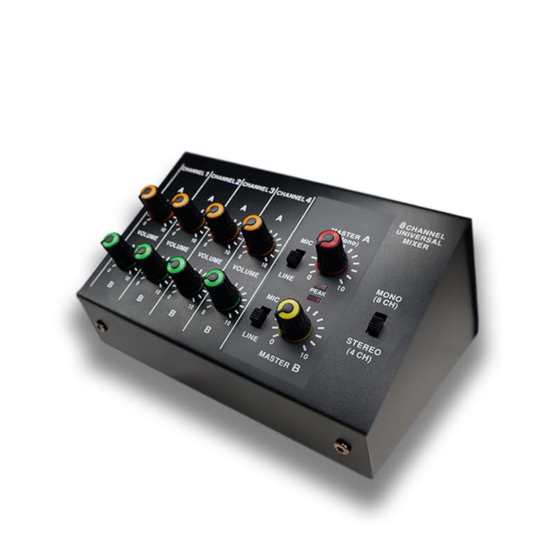 Mezclador de Audio Equipo Amplificador de Audio estéreo Mini Mezclador Profesional for música Guitarra Piano