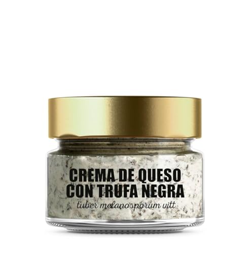 Crema de queso con trufa negra