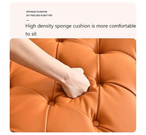 Image of Lazy Couch and Reclining Sofa /Recliner Chaise Longue /Fabric recliners /for Bedroom /Living Room /Office Reception Recliner Lounge Sofa and Armchair (Brown Letherette)