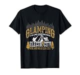 campo vino glamping its like camping divertente campeggio maglietta
