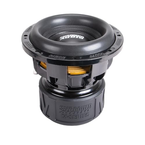 Sundown Audio M-10 D1 10' Car Subwoofer – 2000W RMS/4000W Peak, Dual 1-Ohm, 3' Aluminum VC, 35mm Xmax, Mega-Roll Surround, Low-Distortion Bass for Pro Systems