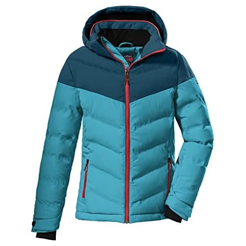 Killtec Girl's Quilted Ski Jacket with Hood Cover