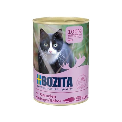 Produktbild von Bozita Cat mit Garnelen - 6 x 400 g