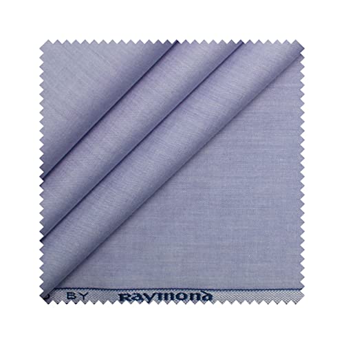 Image of Raymond 100% Cotton Fabric (All Weather Fabric, Unstitched Premium Fabric, Solid, Less Wrinkles) (Purple, 3.5 Meters for Kurta Pajama)