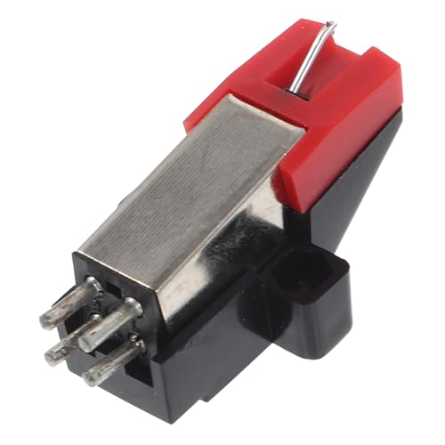 SUPVOX Cartuccia Per Giradischi in Vinile Doppia Puntina, Testina Fonografica Di Ricambio Compatibile Per Sostituzione Ago, Accessorio Dj Per Suono Chiaro e Caldo