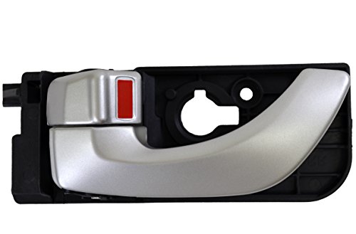 PT Auto Warehouse HY-2307P-RL - Inside Interior Inner Door Handle, Painted Silver - Driver Side Rear