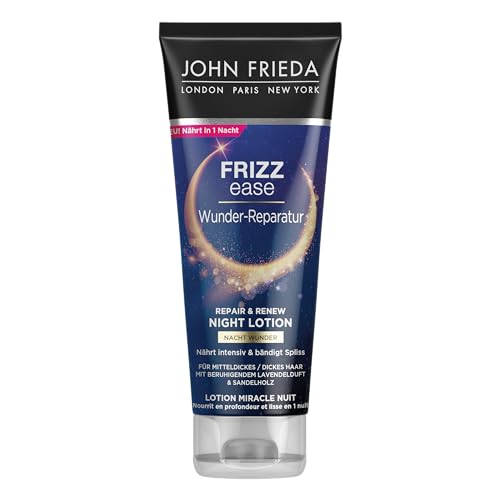 John Frieda Wunder-Reparatur Nacht Wunder Haar-Lotion - Inhalt: 100 ml - Frizz Ease Serie - Für mitteldickes/dickes Haar - Nährt intensiv in 1 Nacht