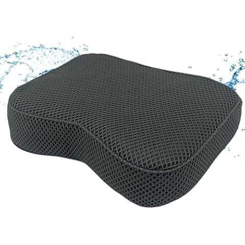 REEZEIVI Hot Tub Booster Seat with Non-Slip Micro Dot Bottom,Soft SPA Seat Cushion for Adults,Breathable Quick Dry Spa Booster seat,Washable 4D Mesh,Indoor Outdoor Hot Tubs Cover