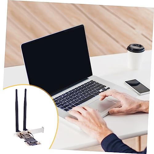 Adaptador de tarjeta vertical WiFi para PC conector de cobre Gadpiparty 6