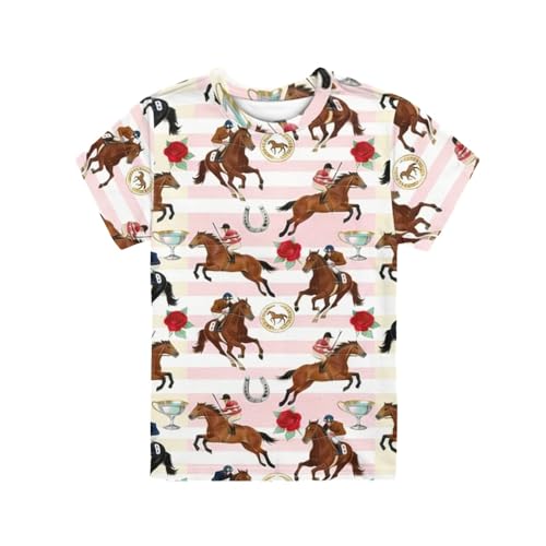 Image of Kids Graphic T-Shirt Boys Girls Novelty Tees Top Short Sleeve Shirts Summer Blouses 3-16