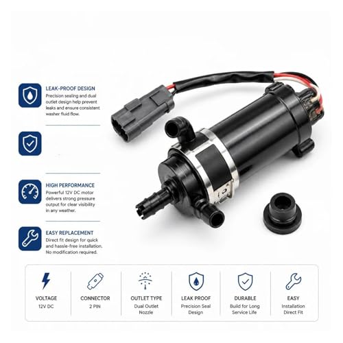 Bomba limpiaparabrisas con presión estable de 12V para luneta trasera Civic y CR-V 5